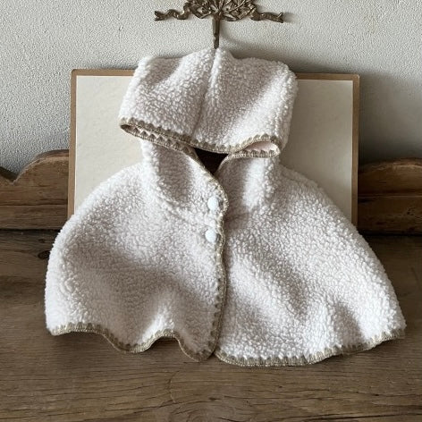 “Arctic sherpa” poncho