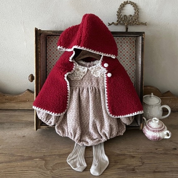 “Arctic sherpa” poncho