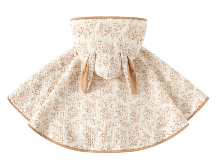 Cotton gauze poncho “Little Meadow”