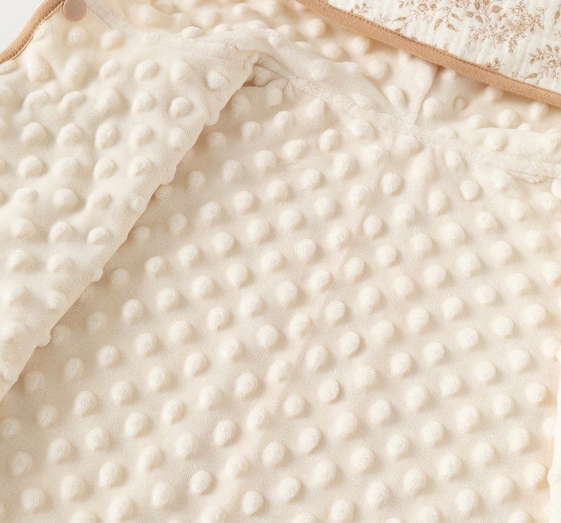 Cotton gauze poncho “Little Meadow”